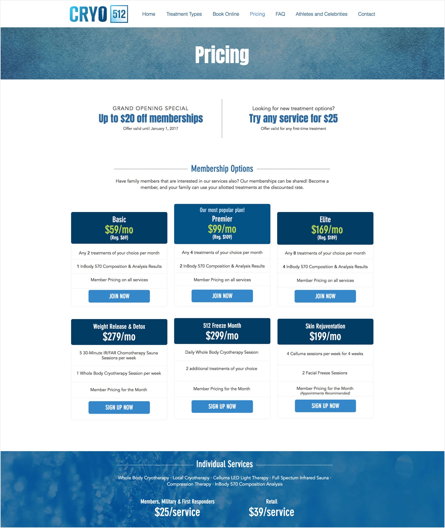 Cryo 512 Pricing