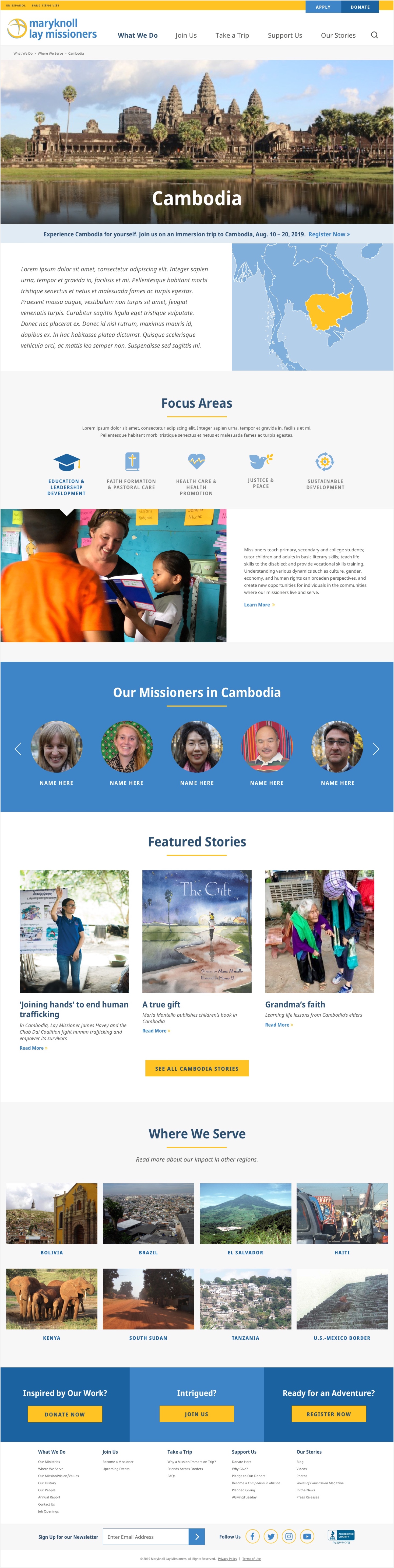 Maryknoll Where We Serve